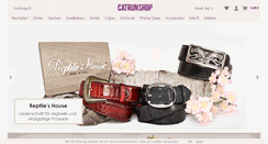 Desktop Screenshot of catrun-shop.de